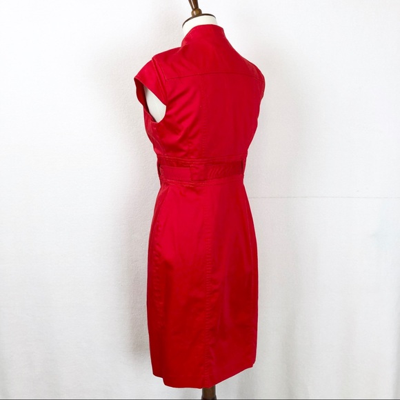 SOLD Calvin Klein Belted Shirt Dress - Picture 6 of 8